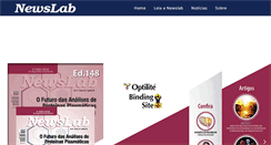 Desktop Screenshot of newslab.com.br