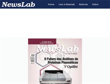Tablet Screenshot of newslab.com.br
